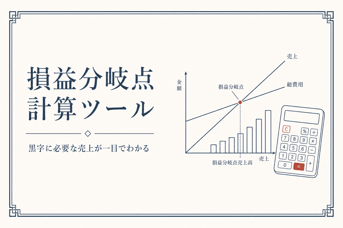 損益分岐点 計算ツール
